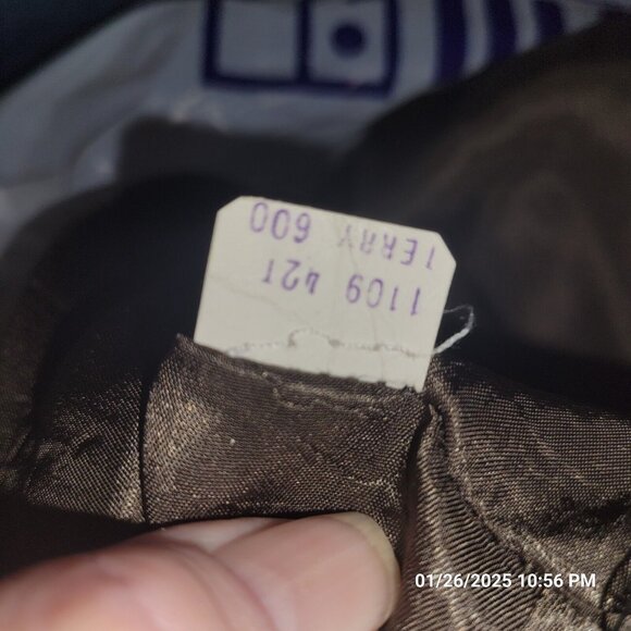 Bachrach Double Breasted Suit Jacket Vintage 42R Beige Wool Blazer Canada - Picture 9 of 9